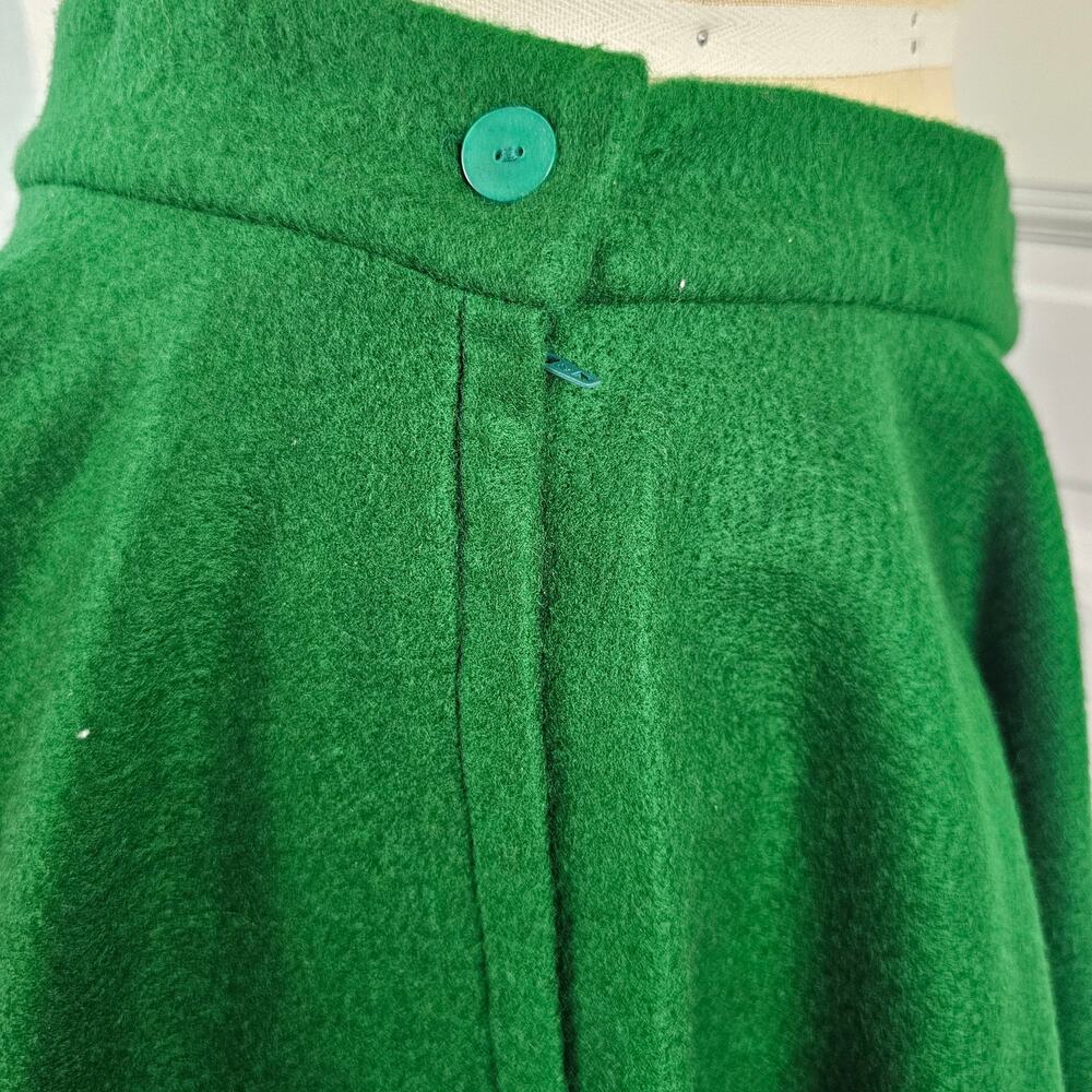 Retro green felt poodle circle skirt 1950s sock hop Halloween Grease LXL - Picture 9 of 9